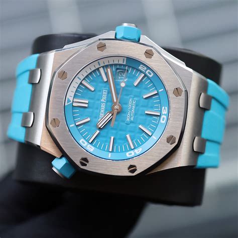 audemars piguet royal oak offshore diver tourquaise 2019|piguet royal oak offshore price.